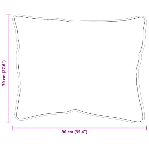 VidaXL Poduszki 2 pcs Biały 70 x 90 cm 85gsm 100% poliester