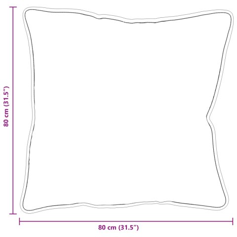 PODUSZKI 2 PCS BIAŁY 80X 80CM