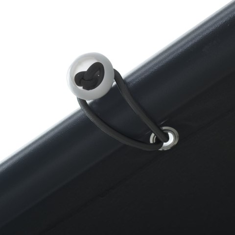 BALDACM OGRODOWY ANTRACYTOWY 4X4M STAL I TKANINA