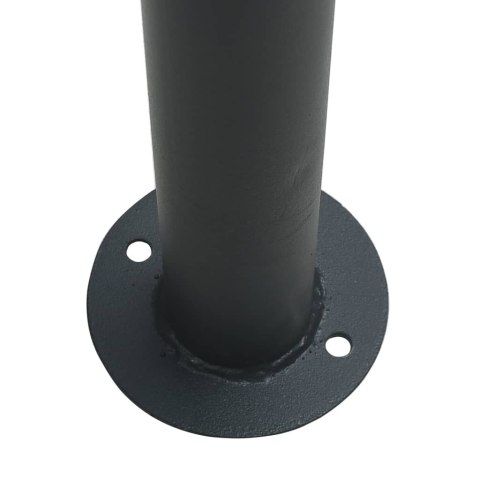 BALDACM OGRODOWY ANTRACYTOWY 4X4M STAL I TKANINA