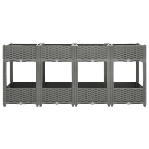 DONICA DO PODWYŻSZONEJ RABATY 160X40X71CM POLIPROPYLEN