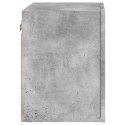 ŚCIENNA SZAFKA TV SZAROŚĆ BETONU 40,5X30X40CM