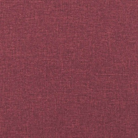 FOTEL BUJANY Z PODNÓŻKIEM WINNA CZERWIEŃ TKANINĄ