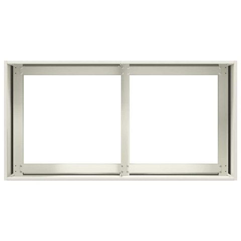 DONICA BIAŁA 80X40X40CM STAL WALCOWANA NA ZIMNO