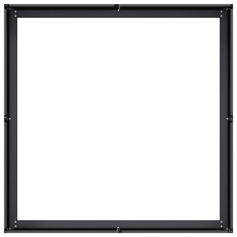 DONICZKA CZARNA 100X100X30CM STALOWA