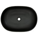 UMYWALKA NABLATOWA SZARO-CZARNA OWALNA 59X40X14CM