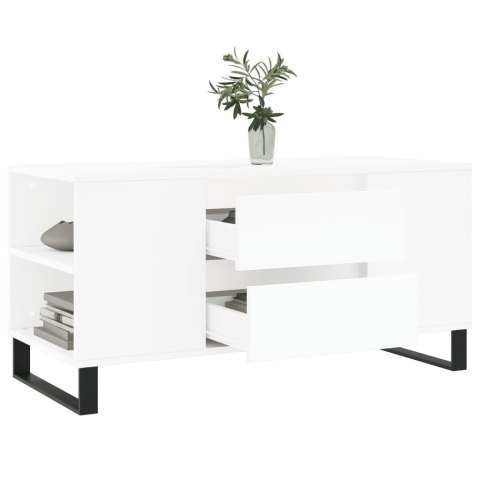 STOLIK KAWOWY BIAŁY 102X44,5X50CM