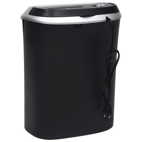 NISZCZARKA DO PAPIERU NA 10 ARKUSZY CIĘCIE W ŚCINKI CZARNA