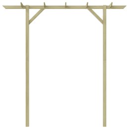 PERGOLA OGRODOWA 205X 40X 203CM DREWNO