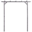 PERGOLA OGRODOWA SZARA 200X40X205CM IMPREGNOWANA SOSNA