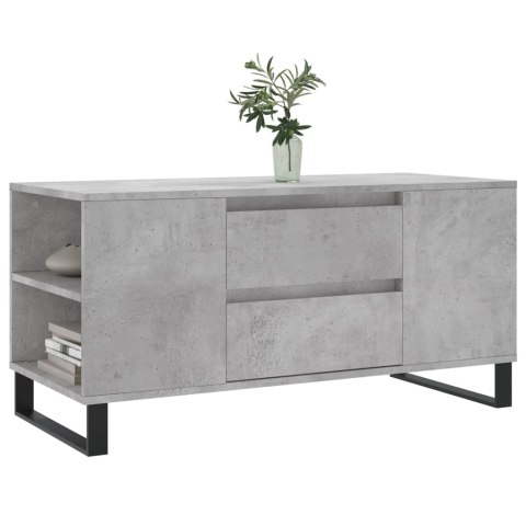 STOLIK KAWOWY SZAROŚĆ BETONU 102X44,5X50CM