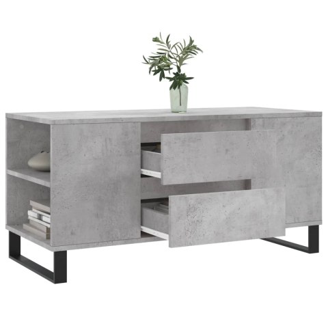 STOLIK KAWOWY SZAROŚĆ BETONU 102X44,5X50CM