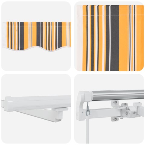 MARKIZA ZWIJANA WITH WIELOKOLOROWY 300X250CM TKANINA