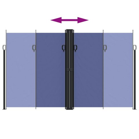 ZWIJANA MARKIZA BOCZNA NIEBIESKA 200X600CM