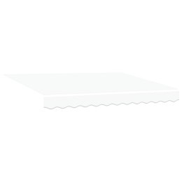 BIAŁA RĘCZNA MARKIZA CHOWANA Z LED 350X250CM