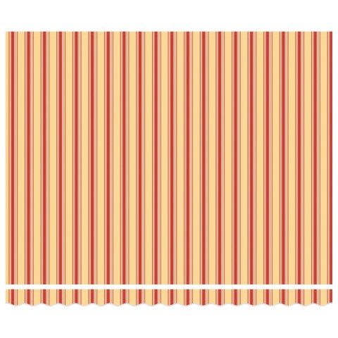 MANUALNA MARKIZA CHOWANA ŻÓŁTA I POMARAŃCZOWA 400X300CM