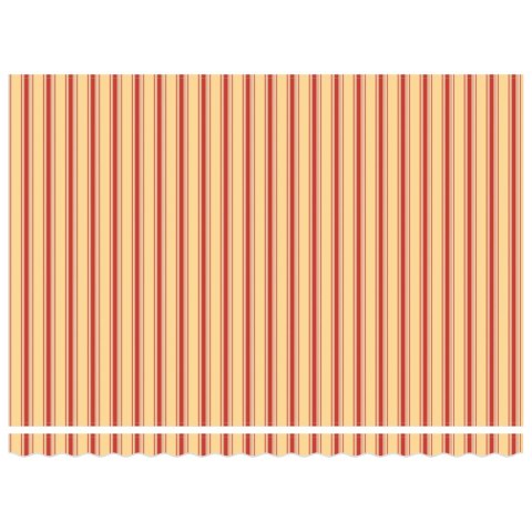 RĘCZNA MARKIZA CHOWANA Z LED ŻÓŁTY/POMARAŃCZ 450X300CM