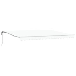 AUTOMATYCZNA CHOWANA MARKIZA BIAŁA 450X300CM