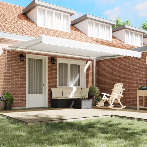 AUTOMATYCZNA CHOWANA MARKIZA BIAŁA 450X300CM