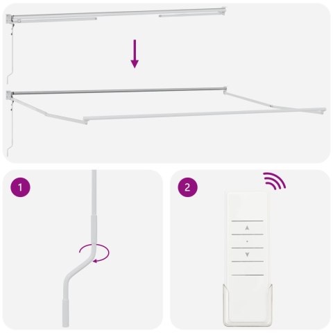 MARKIZA ZWIJANA WIELOKOLOROWY 500X300CM TKANINA