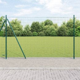 EURO FENCE Z 13 FLANSZOWYMI SŁUPKAMI 1,2X25M ZE STALI OCYNKOWANEJ