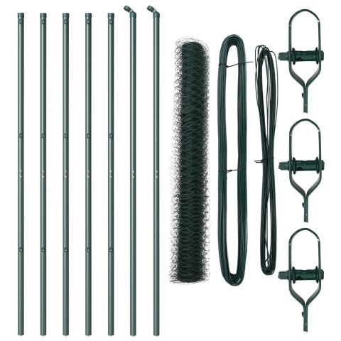 PŁOT SZEŚCIOKĄTNY ZIELONY 1.4X10M STAL