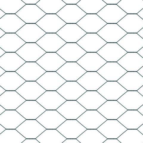 PŁOT SZEŚCIOKĄTNY ZIELONY 0.6X25M STAL