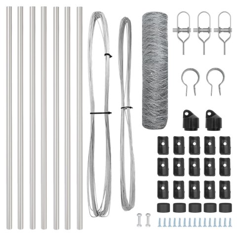 HEXAGONALNY PŁOT 0.8X10M OCYNKOWANA STAL