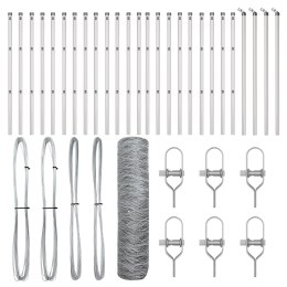 HEXAGONALNY PŁOT 0.8X50M ZE STALI OCYNKOWANEJ