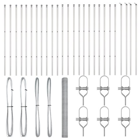 OGRODY HEXAGON 1.6X50M STAL OCYNKOWANA