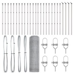 PŁOT HEXAGON 0.8X50M STAL OCYNKOWANA