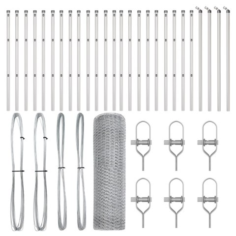 PŁOT HEXAGON 0.8X50M STAL OCYNKOWANA