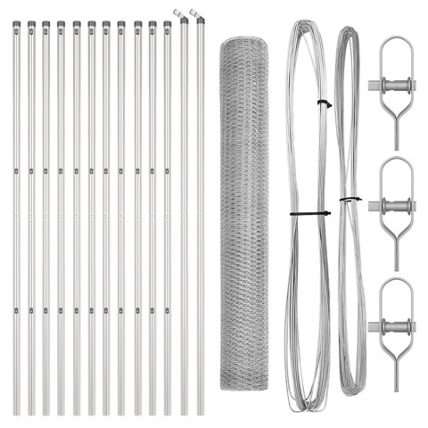 PŁOT HEKSAGONALNY 1,4X25M STAL OCYNKOWANA