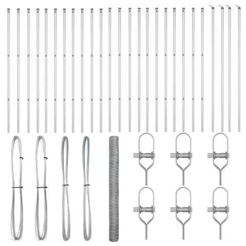 PŁOT HEKSAGONALNY 1,5X50M ZE STALI OCYNKOWANEJ