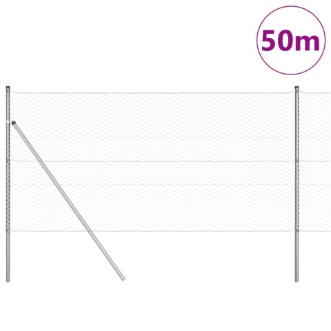 PŁOT SZEŚCIOKĄTNY 1,2X50M STAL OCYNKOWANA