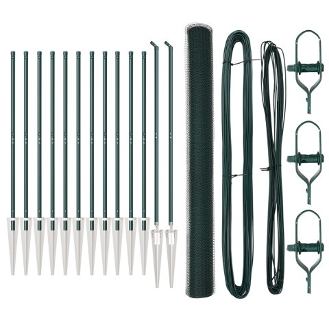 HEXAGON PŁOT ZIELONY 1,6X25M STALOWY