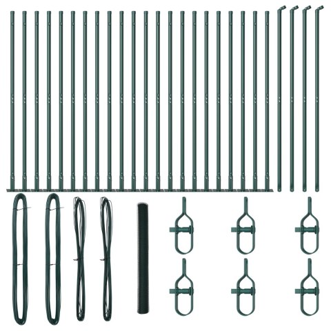 HEKSAGONALNY PŁOT ZIELONY 1,6X50M STALOWY