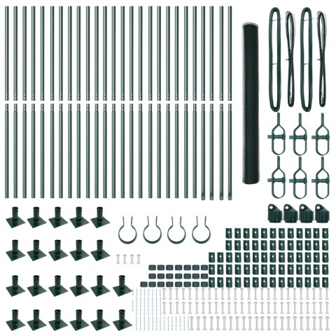 HEKSAGONALNY PŁOT ZIELONY 1,6X50M STALOWY