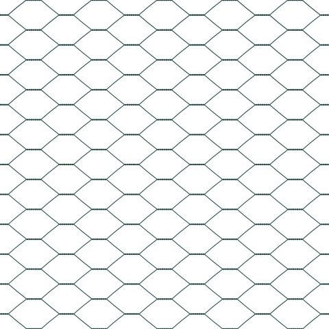OGRODY HEXAGON ZIELONY 1.4X50M STAL