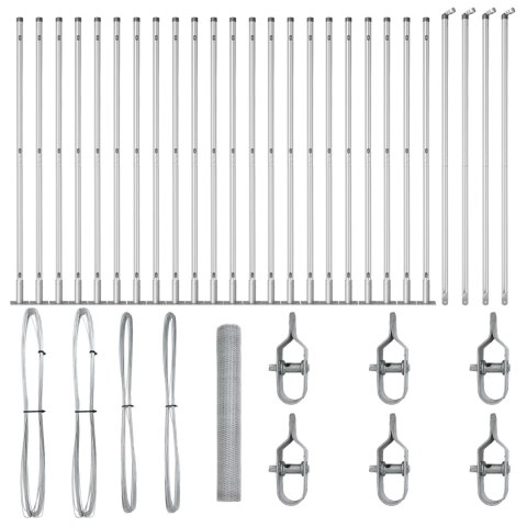 PŁOT HEKSAGONALNY 1.2X50M OCYNKOWANA STAL