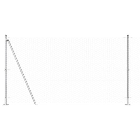 PŁOT HEKSAGONALNY 1,2X50M ZE STALI OCYNKOWANEJ