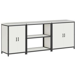 ZESTAW PRZECHOWYWANIA W KUCHNI 3 SZT. BIAŁY 210X50X92CM