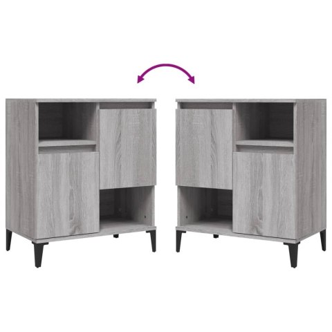 KOMODY 2 SZT. SZARY DĄB SONOMA 60X35X70CM