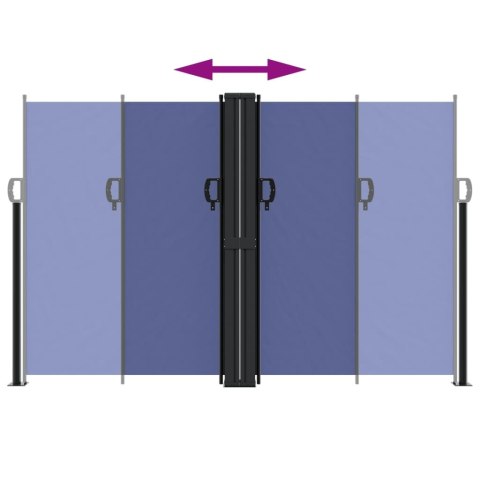 ZWIJANA MARKIZA BOCZNA NIEBIESKA 160X1000CM