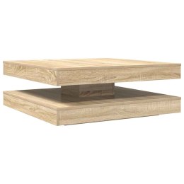 STOLIK KAWOWY OBROTOWY 360 STOPNI SONOMA OAK 90X90X34,5CM
