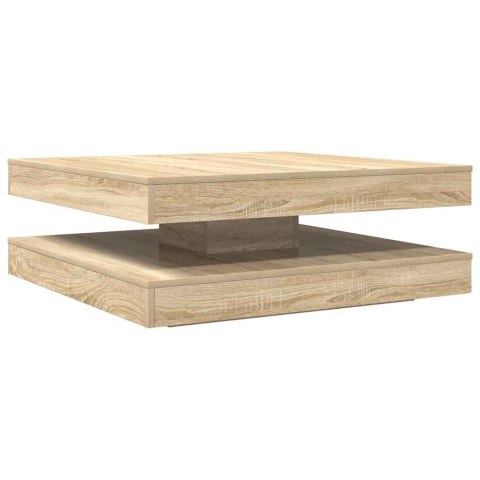 STOLIK KAWOWY OBROTOWY 360 STOPNI SONOMA OAK 90X90X34,5CM