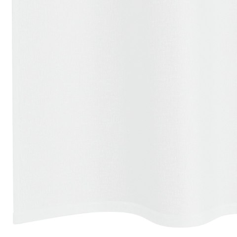 ZASŁONY Z ZASŁONAMI 2 PCS BIAŁY 140X 225CM POLIESTER