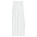 ZASŁONY Z ZASŁONAMI 2 PCS BIAŁY 140X 245CM POLIESTER
