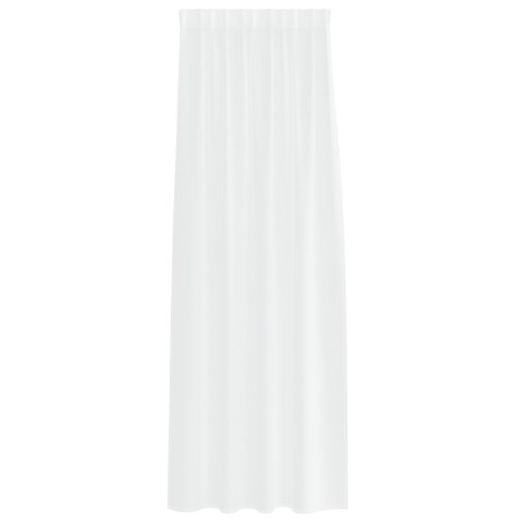 ZASŁONY Z ZASŁONAMI 2 PCS BIAŁY 140X 245CM POLIESTER