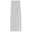 ZASŁONY Z ZASŁONAMI 2 PCS JASNY SZARY 140X 245CM POLIESTER